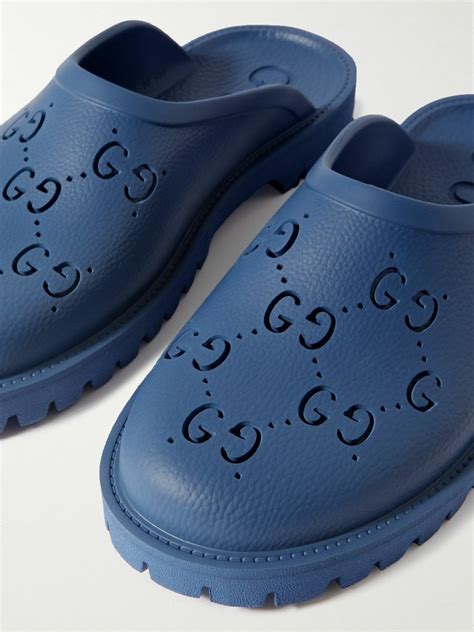 gucci rubber platform|gucci platform clog.